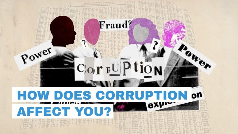 Cómo te afecta la corrupción