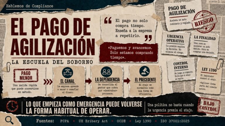 El pago de agilización: cuando la urgencia se convierte en la escuela del soborno